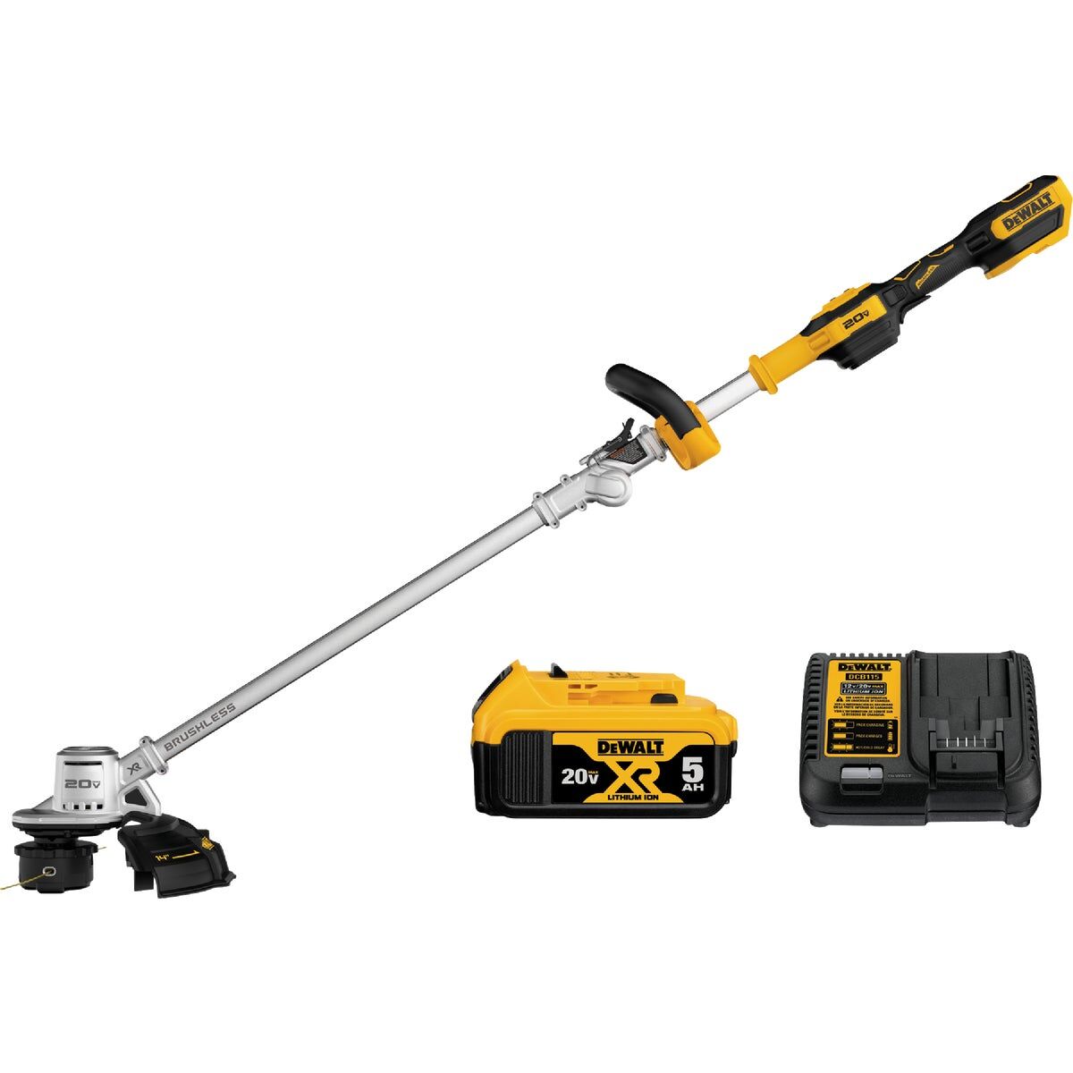 DeWALT 20V MAX* 14-inch Folding String Trimmer Kit
