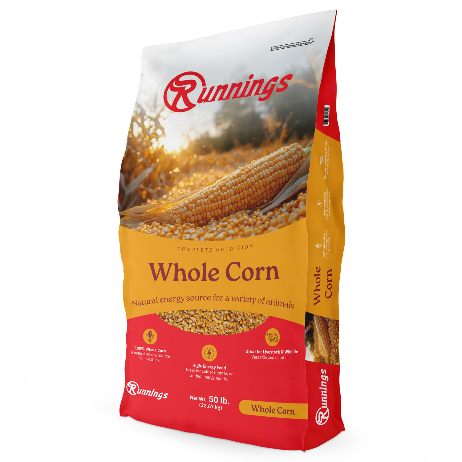 Runnings Whole Corn, 50 lb.
