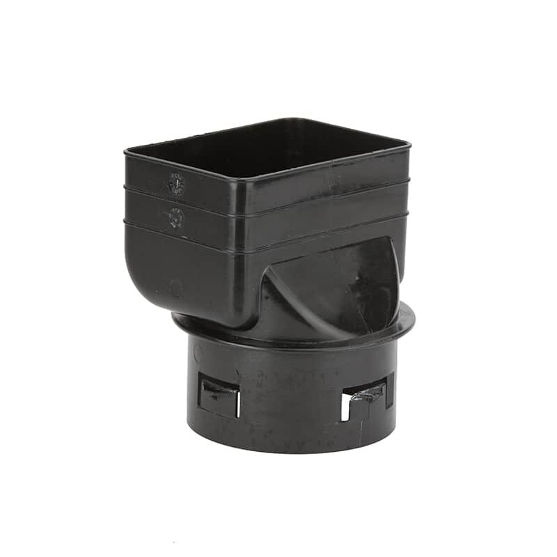 Prinsco® Goldline® Downspout Adapter, 4" x 4" x 3"