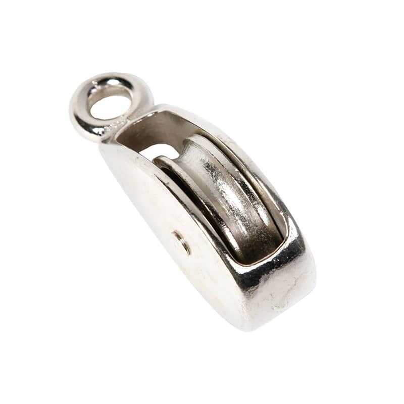 Koch Industries Inc® Single Sheave Rigid Eye Pulley, 1/2" - Nickel Plated