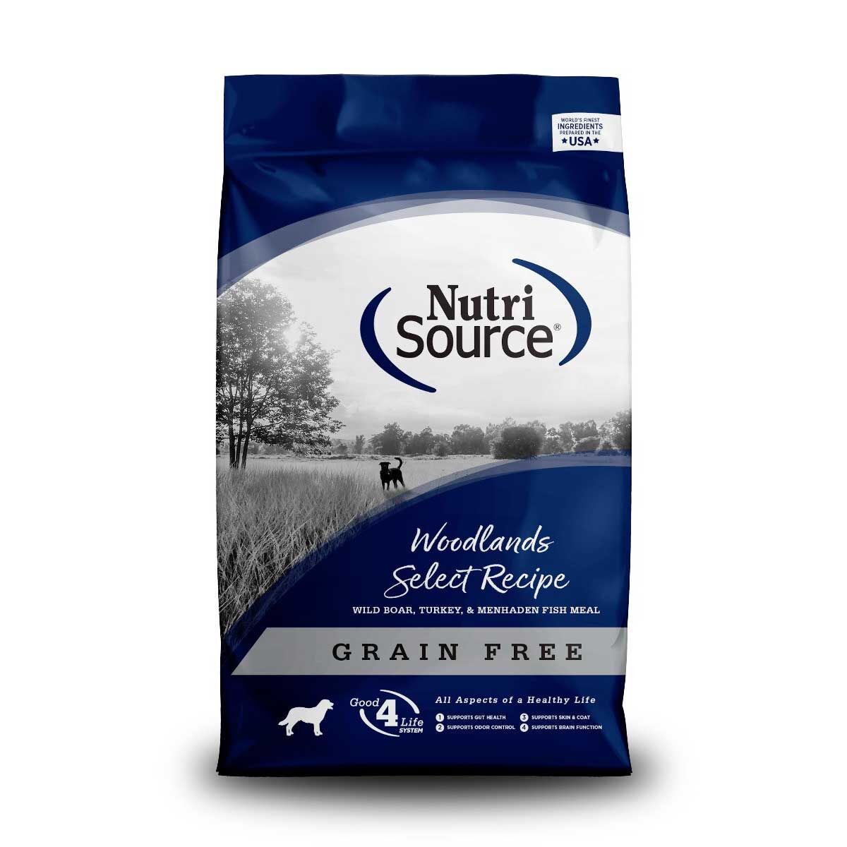 NutriSource® Grain Free Woodlands Select Recipe Dry Dog Food, 4 lbs.