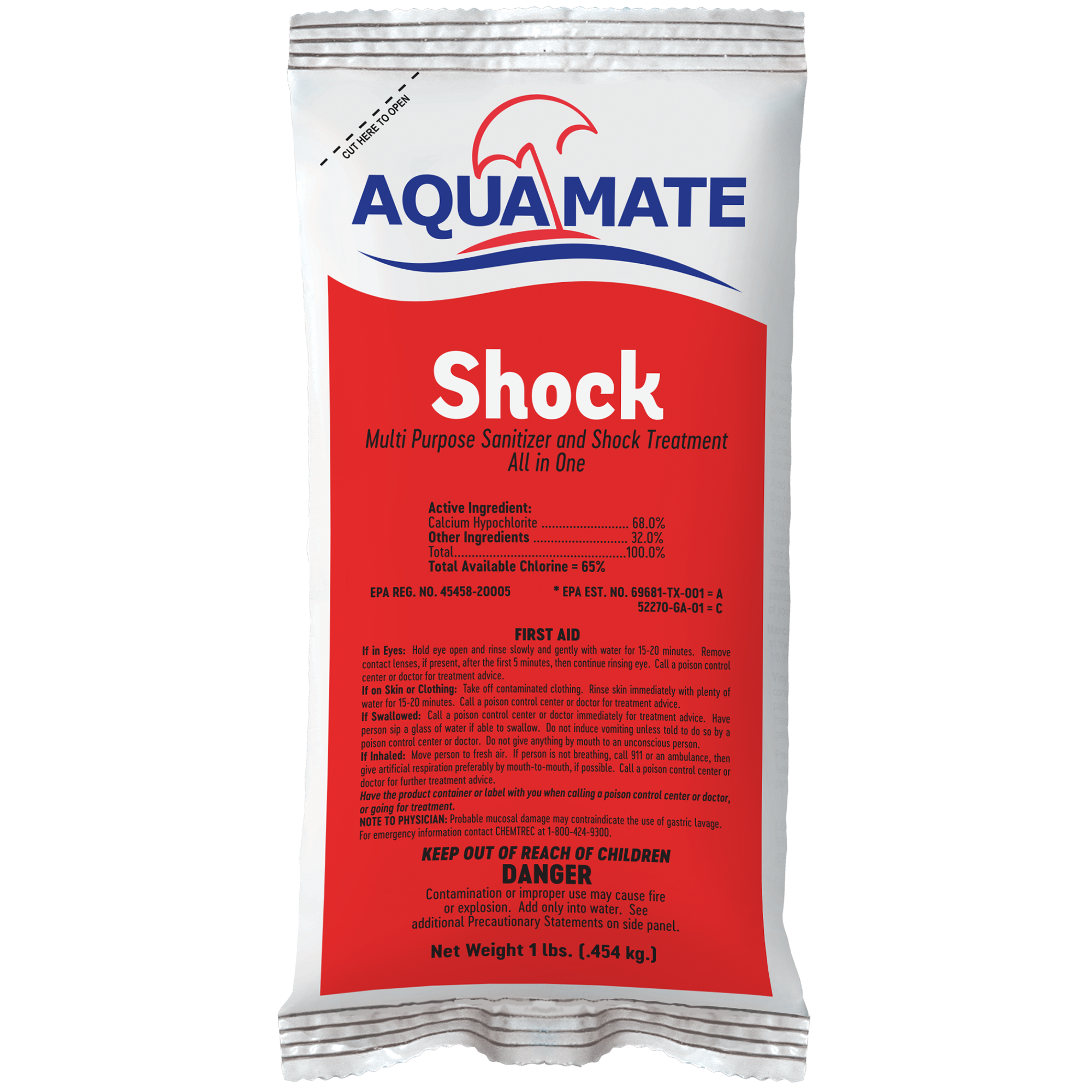 Aquamate Shock Treatment, 1 lb.