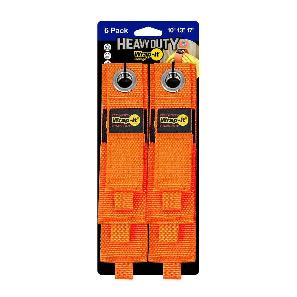 Heavy-Duty Assorted 6-Pack, 2x10", 2x13", 2x17"