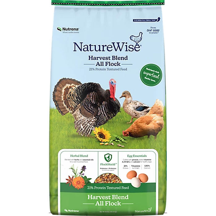 Nutrena NatureWise® Harvest Blend All Flock Textured Feed, 40 lb.