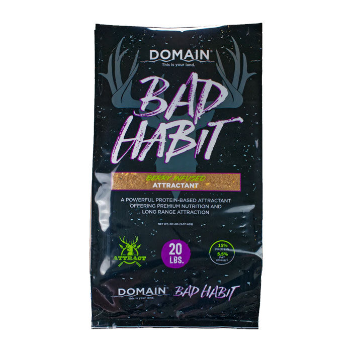DOMAIN Outdoor Bad Habit™ Berry Infused Attractant, 20 lbs.