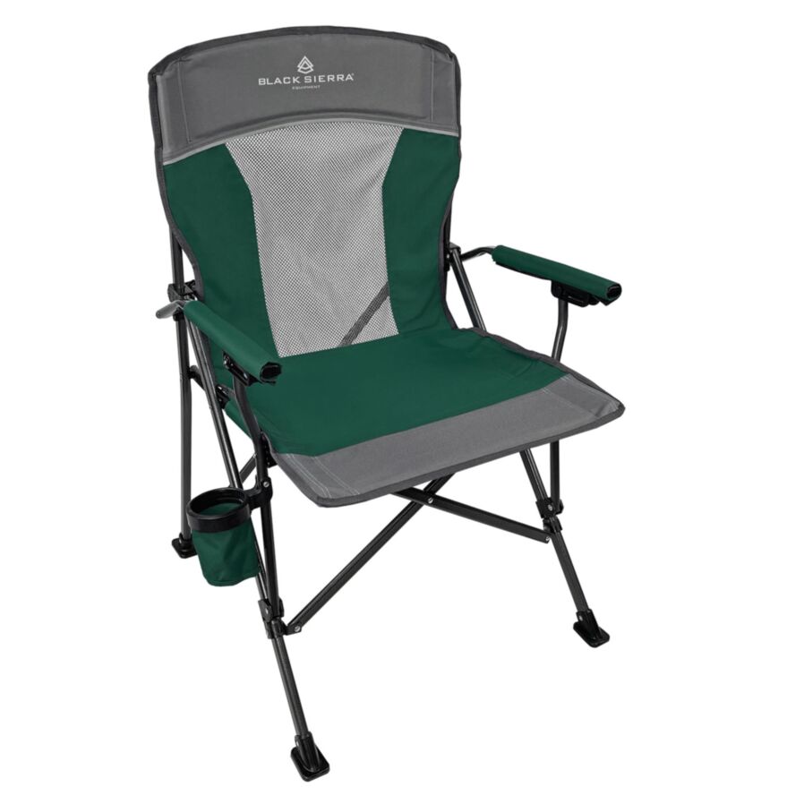FILTER017 X DARK FOREST アウトドアチェア Black Sierra Alpha Vent-Back, Hard-Arm Chair - 0000008296 - Runnings