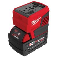 Milwaukee M18 18-Volt Lithium-Ion 175-Watt Powered Compact Inverter with 5.0 Ah Battery