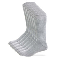 Carolina Ultimate Men's Crew Work Socks - 6 pack