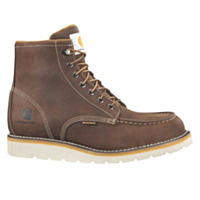 Carhartt 6-inch Non-Safety Toe Wedge Boot, Dark Bison Oil Tanned