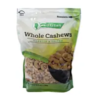 Eillien's Whole Cashews Salted, 40 oz.