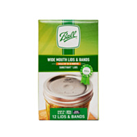 Ball® Wide Mouth Jar Lids with Bands - Set of 12