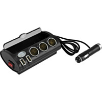 Bell® Automotive 5-Outlet Power Station with Dash Mount