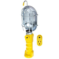 Bayco® Incandescent Work Light with Metal Guard & Single Outlet