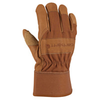 Carhartt Men's Duck / Synthetic Leather Safety Cuff Glove