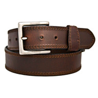 Hickory Creek 1-3/8" Triple Stitched Oil-Tanned Leather Belt