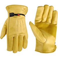 Wells Lamont® Men’s Cowhide Leather Ball and Tape Wrist Gloves