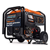 Generac GP7500E 9400W Dual Fuel Electric Start Portable Generator