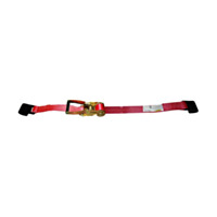 Ancra Cargo Ratchet Strap with Flat Hooks & Long/Wide Handle - 2" X 50'