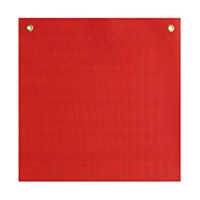 Ancra Cargo Mesh Safety Flag with Grommets - Red, 18" X 18"