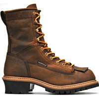 Carolina Shoe Company 8" Waterproof Lace To Toe Logger