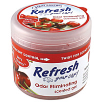 Refresh Your Car Odor Eliminating Scented Gel - Very Cherry, 4.5 oz.