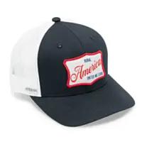 Rural Cloth United We Stand Hat, Blue with White Patch