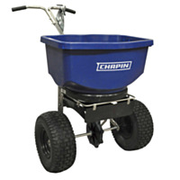 Chapin Professional Salt and Ice Melt Spreader, 100 lbs.