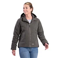 Berne® Women's Heathered Duck Hooded Jacket