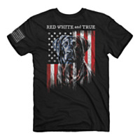 Buck Wear Men's T-Shirt - "Red, White, True & Blue"