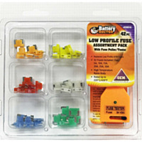 Battery Doctor Low Profile Fuse Kit with Puller and Tester, 42 Piece
