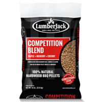 LumberJack Competition Blend BBQ Grilling Wood Pellets, 40 lbs.