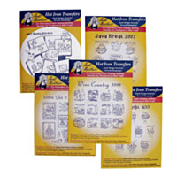 Aunt Martha's® Hot Iron Embroidery Transfer Patterns - Kitchen Décor - Assortment