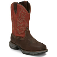 Tony Lama Men’s 11" Junction Waterproof EH Wide Square Steel Toe Boot