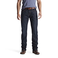 Ariat Men's M4 Rebar Relaxed Boot Cut, DuraStretch Edge, Low Rise Jean