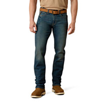 Ariat Men's M5 Rebar Straight Leg, DuraStretch Edge, Low Rise Jean