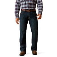 Ariat Men's M5 Rebar, Stackable Straight Leg, DuraStretch Basic, Low Rise Jean