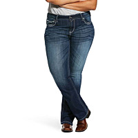 Ariat Women's R.E.A.L Stretch Entwined Boot Cut, Mid Rise Jean