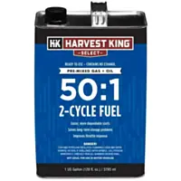 Harvest King 50:1 2-Cycle Pre-Mixed Gas & Oil, 1 gal.