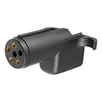CURT™ Adapter 6-Way Round to 4-Way Flat #57621