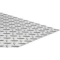 Hillman Steelworks 12 In. x 24 In. Brite Aluminum Tread Plate