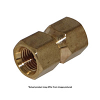 JMF Company Brass Swivel Nut Union, 1/2" Flare x 3/8" Flare