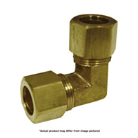 JMF Company Brass 90 Degree Elbow, 5/8" Comp x 5/8" Comp