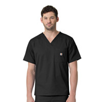 Carhartt® Men's Ripstop Rugged Flex Slim Fit 6-Pocket Scrub Top