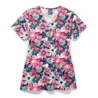 Zoe + Chloe Women's V-Neck Short Sleeve Scrub Top