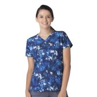 Carhartt® Women's Print Tuck-In Scrub Top