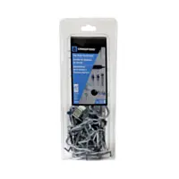Crawford Peg Hook Assortment, Zinc-Plated Steel - Silver, 47 PC
