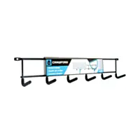 Crawford Duramount, Household Hanger, Steel - Black, 16 1/2" X 1 3/4"