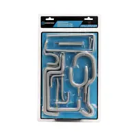 Crawford Home Assortment Hook, Steel - Gray, 20 PC