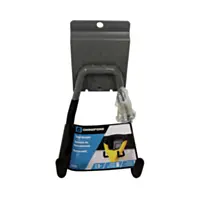 Duramount Tool Hanger, Powder Coated Steel - Gray/Black, 3 5/8"