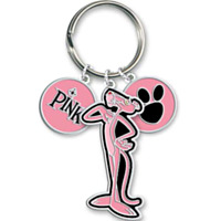 HY-KO® Pink Panther Charms Key Ring